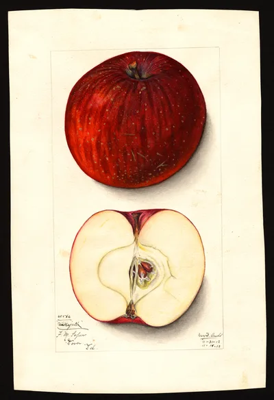 USDA watercolor illustration of Nickajack